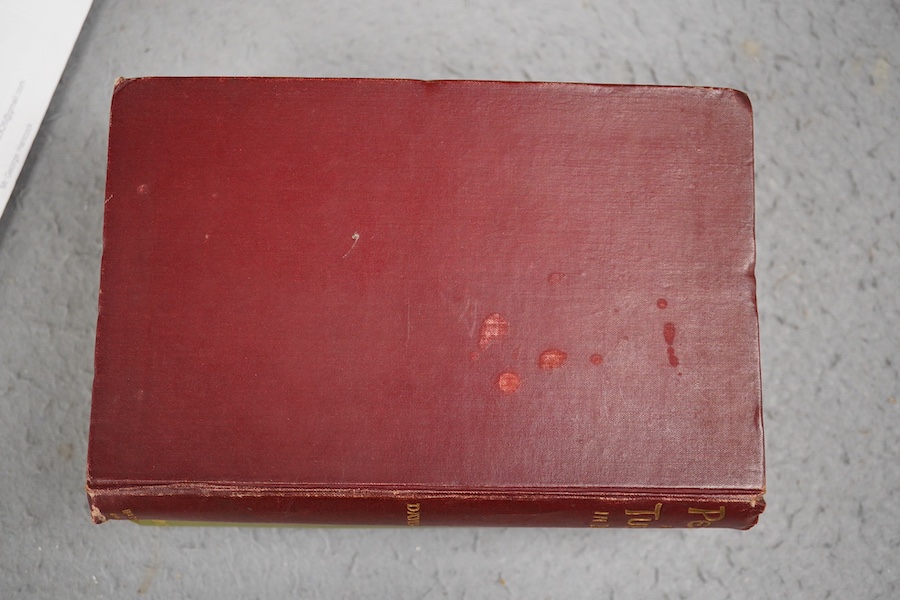 Fraser, David - Persia and Turkey in Revolt, 1st edition, 8vo, original dark red cloth, 4pp. adverts, xii, 440pp., half-title, folding map, 108 photo illustrations on 50 plates, William Blackwood and Sons, Edinburgh and